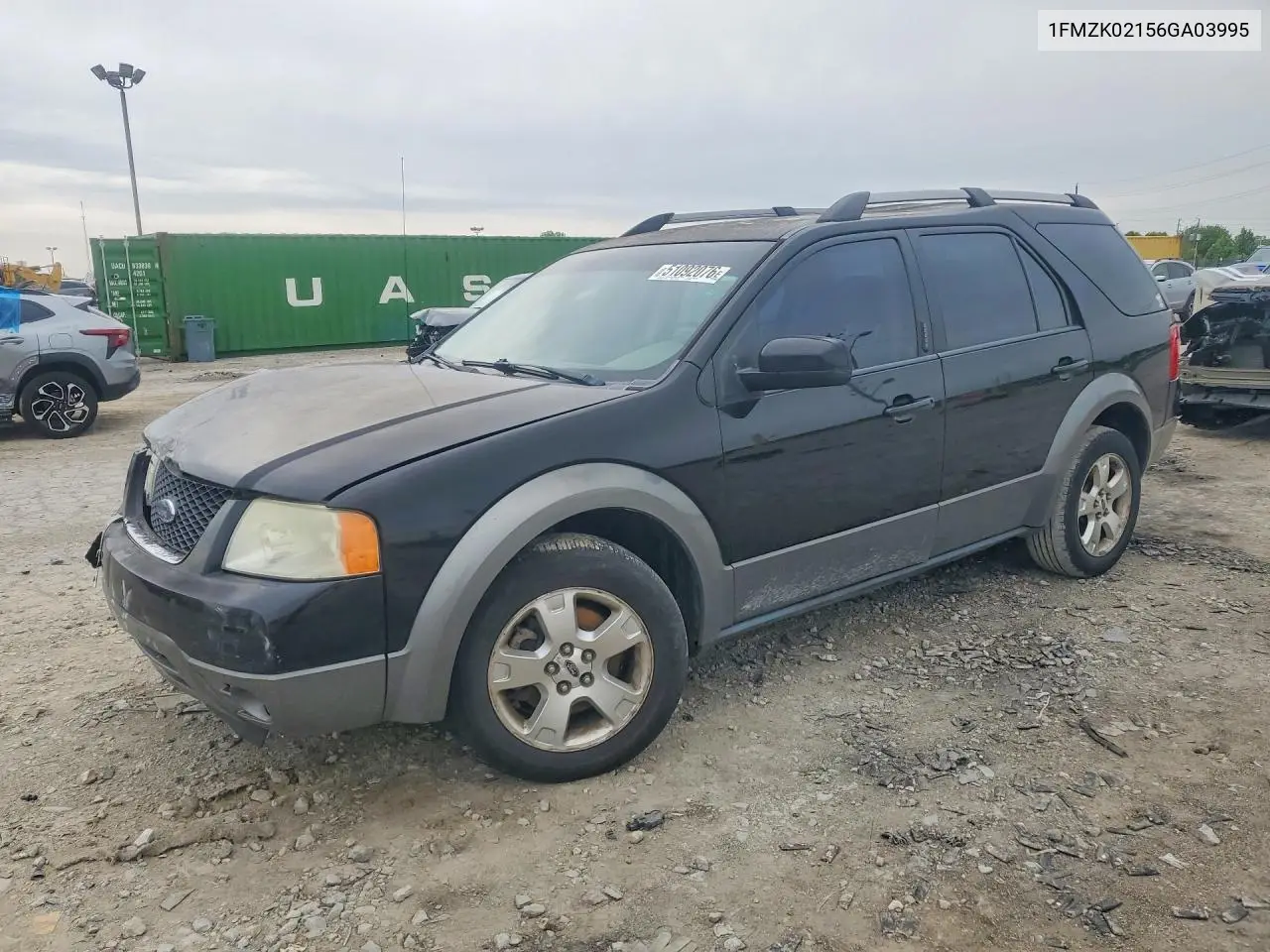 2006 Ford Freestyle Sel VIN: 1FMZK02156GA03995 Lot: 51092076