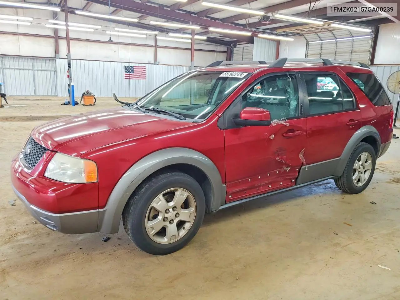 2007 Ford Freestyle Sel VIN: 1FMZK02157GA00239 Lot: 58108246