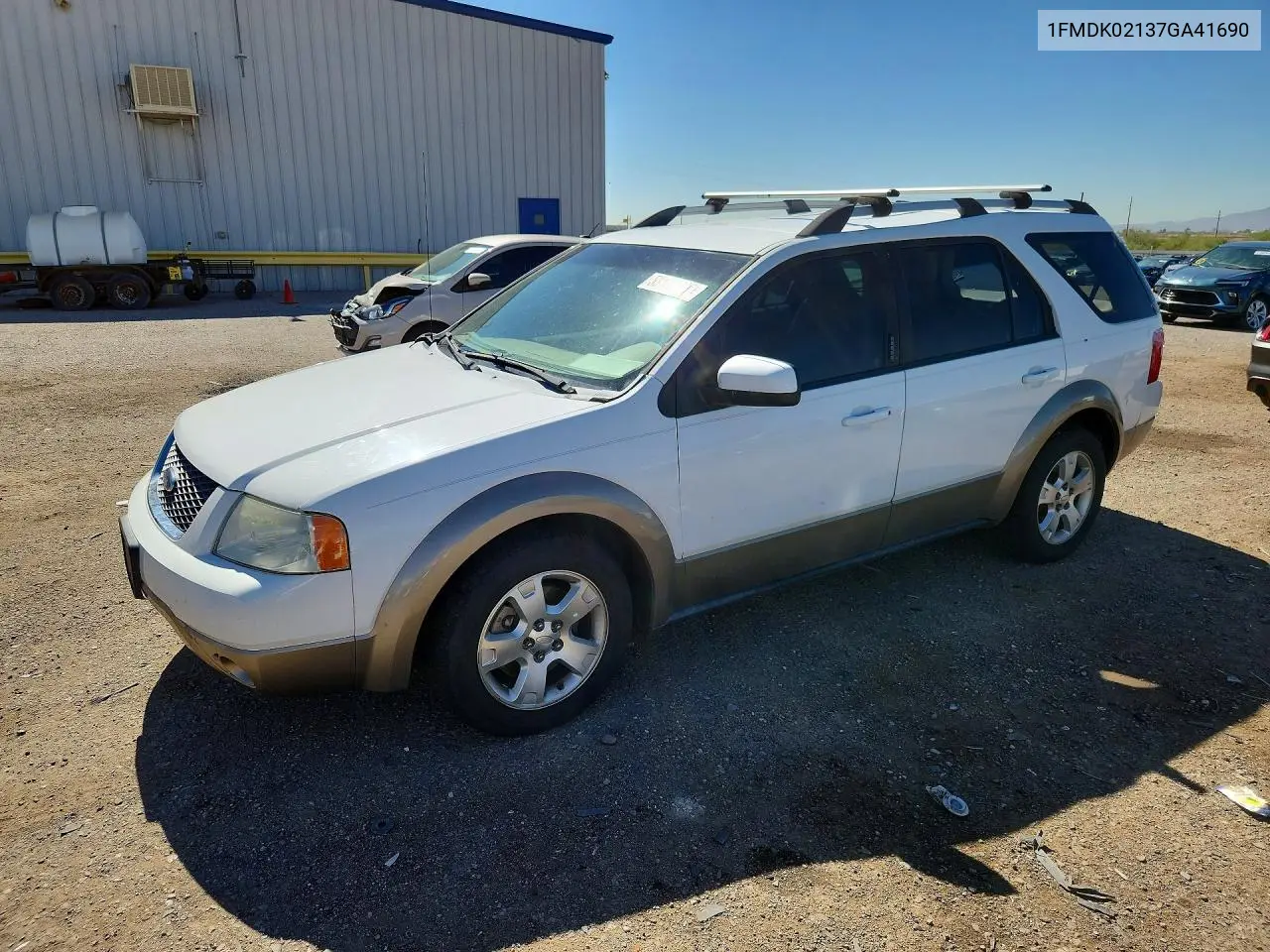 2007 Ford Freestyle Limited VIN: 1FMDK02137GA41690 Lot: 58130046