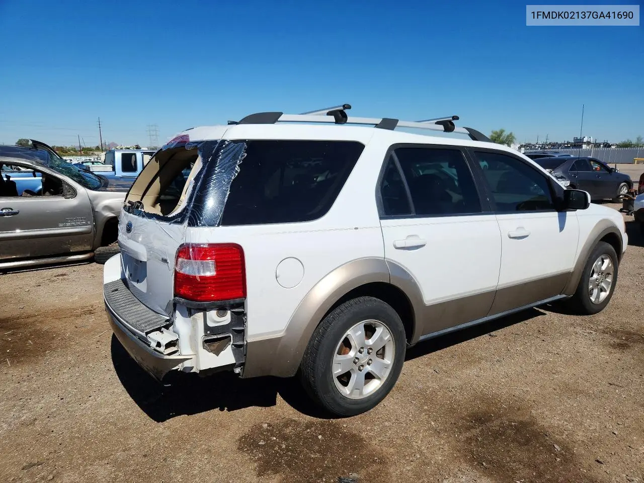 2007 Ford Freestyle Limited VIN: 1FMDK02137GA41690 Lot: 58130046