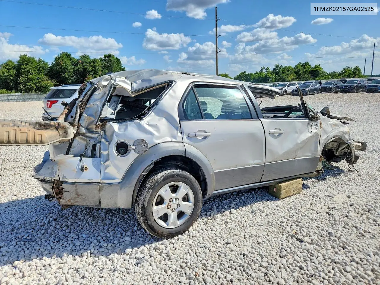 2007 Ford Freestyle Sel VIN: 1FMZK02157GA02525 Lot: 60229406