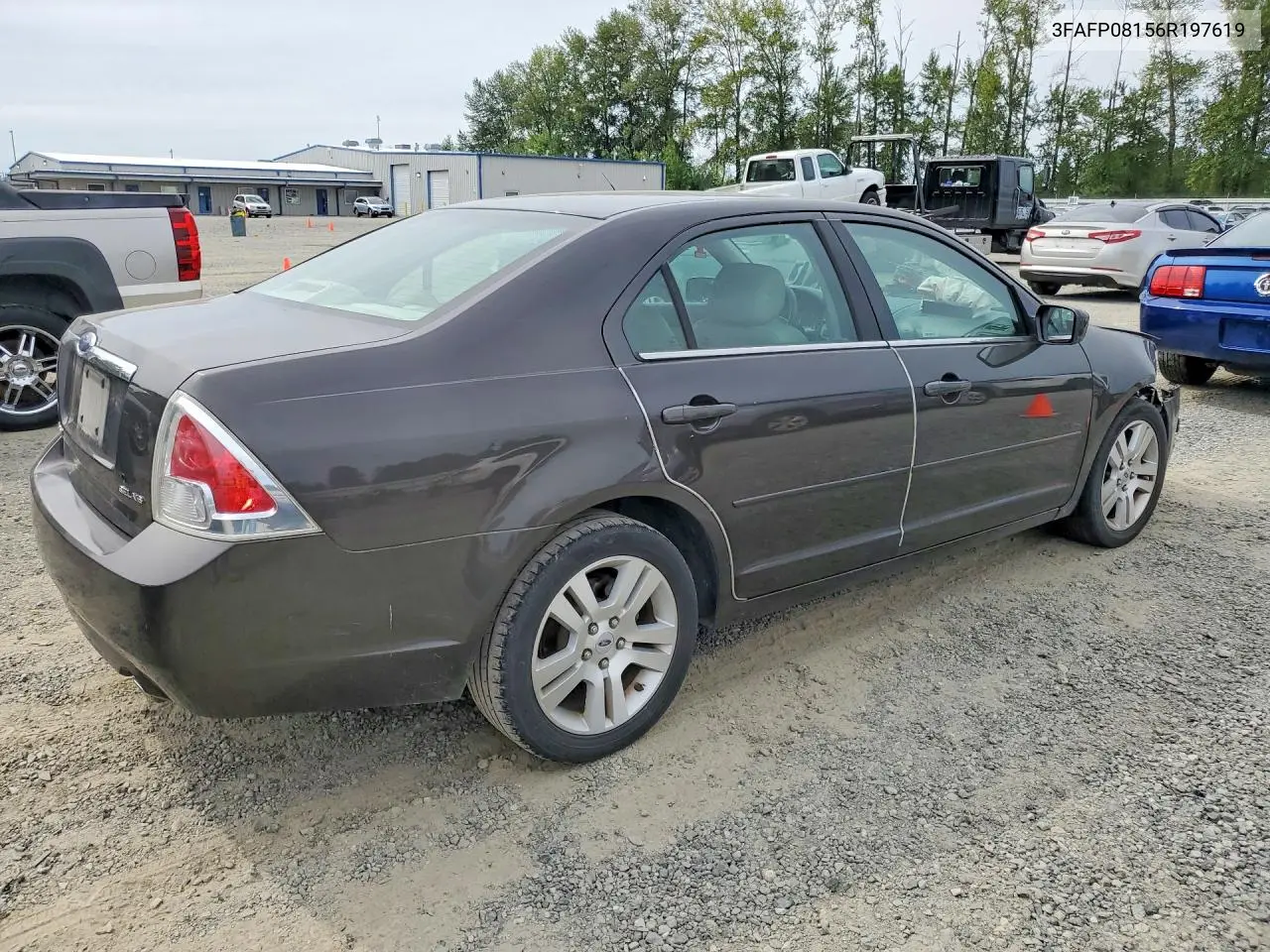 2006 Ford Fusion Sel VIN: 3FAFP08156R197619 Lot: 61799376