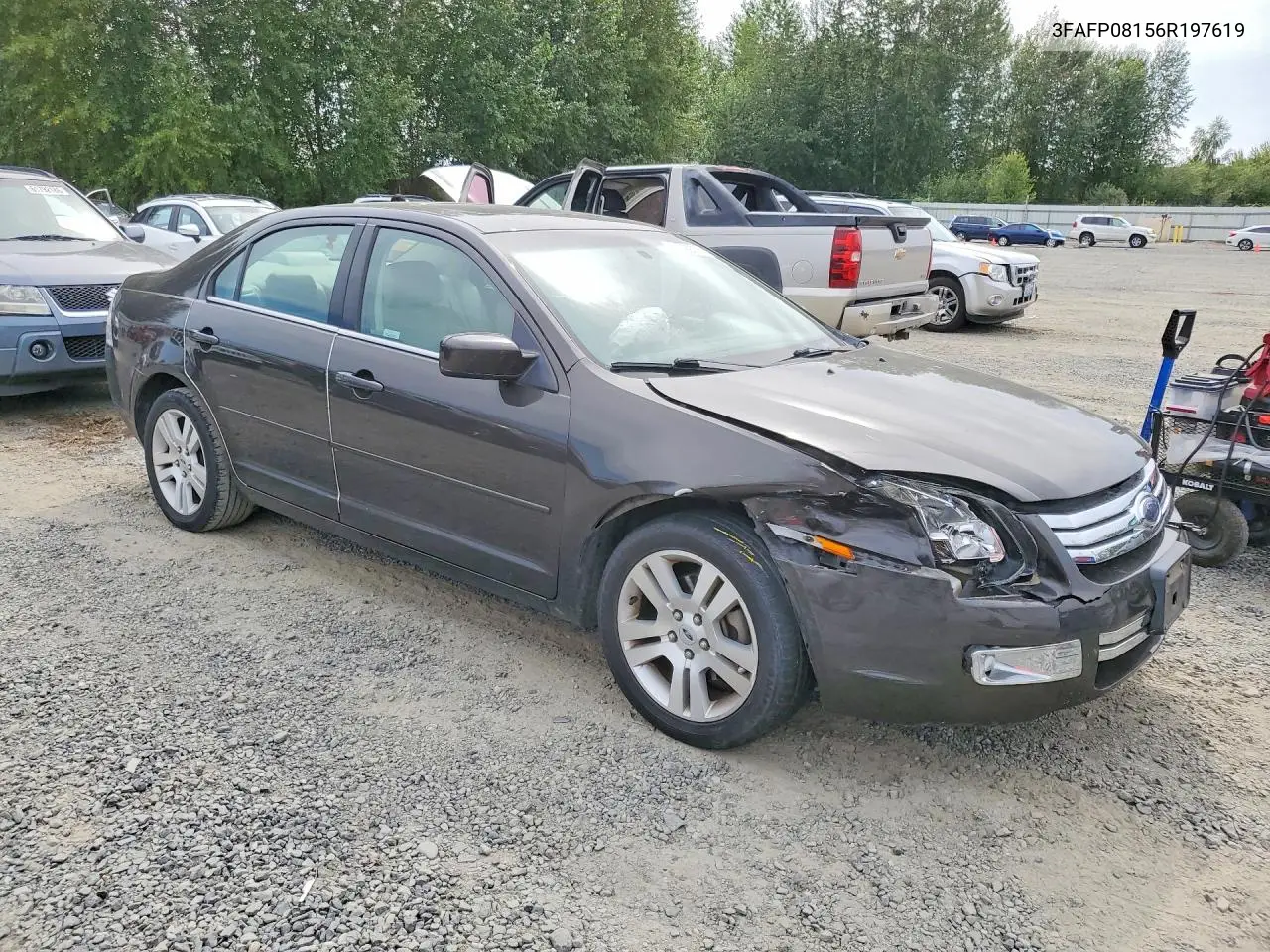 2006 Ford Fusion Sel VIN: 3FAFP08156R197619 Lot: 61799376