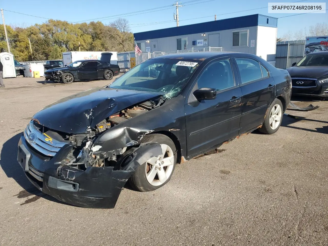 3FAFP07Z46R208195 2006 Ford Fusion Se