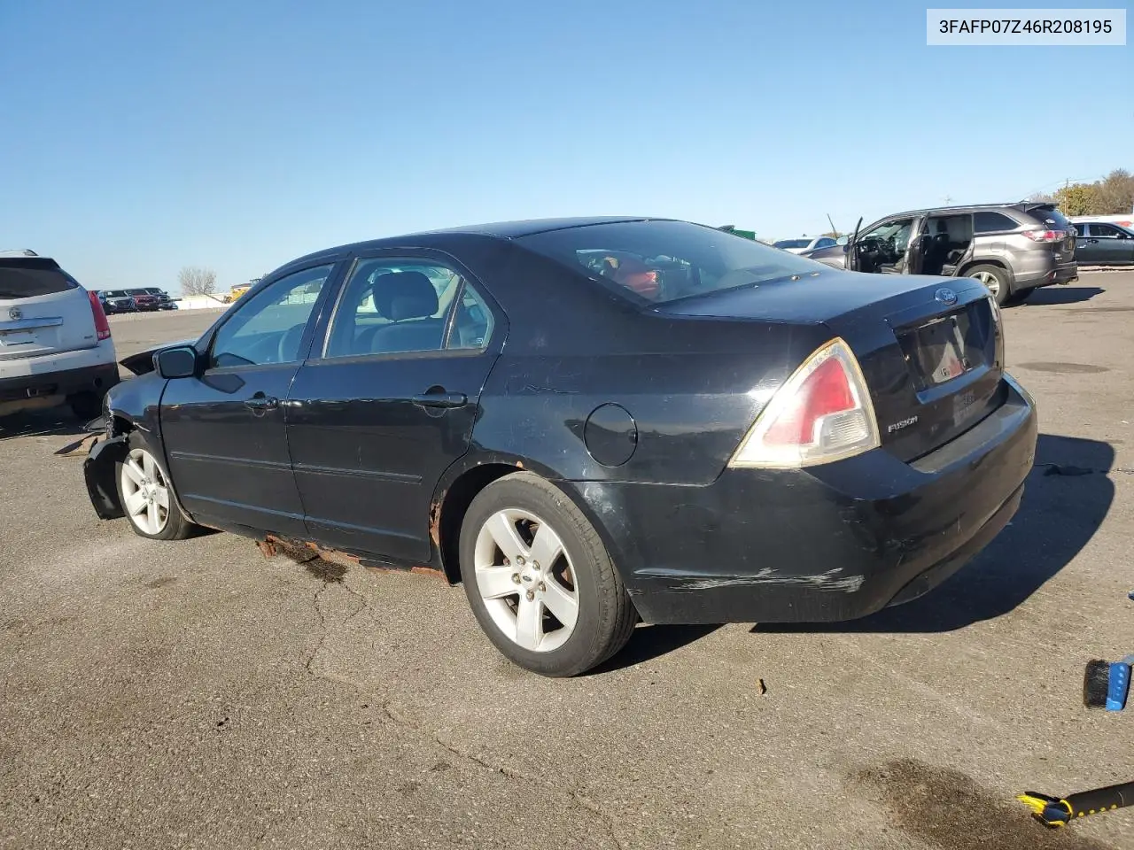 3FAFP07Z46R208195 2006 Ford Fusion Se