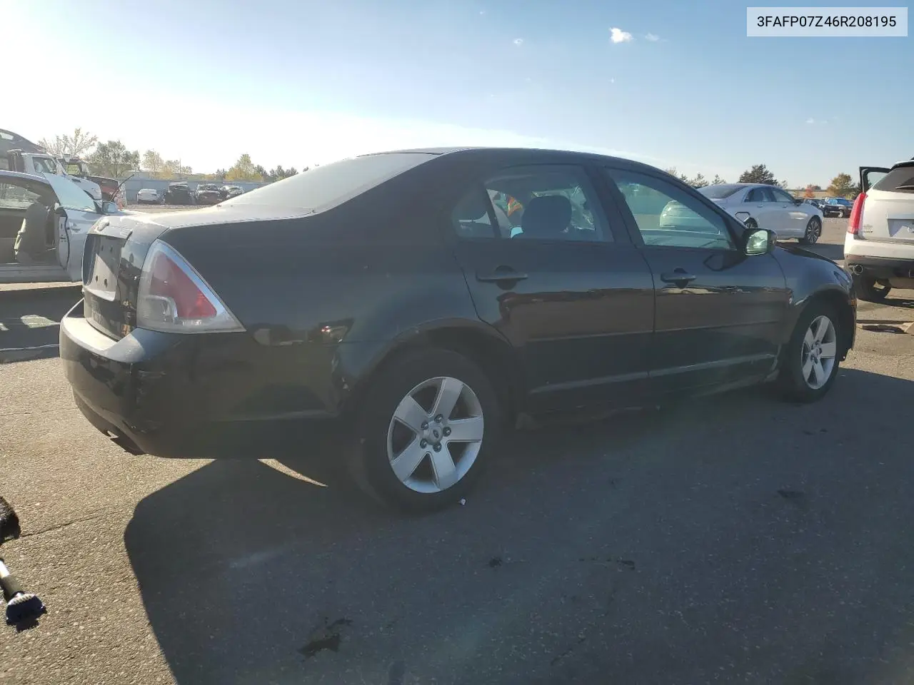 3FAFP07Z46R208195 2006 Ford Fusion Se