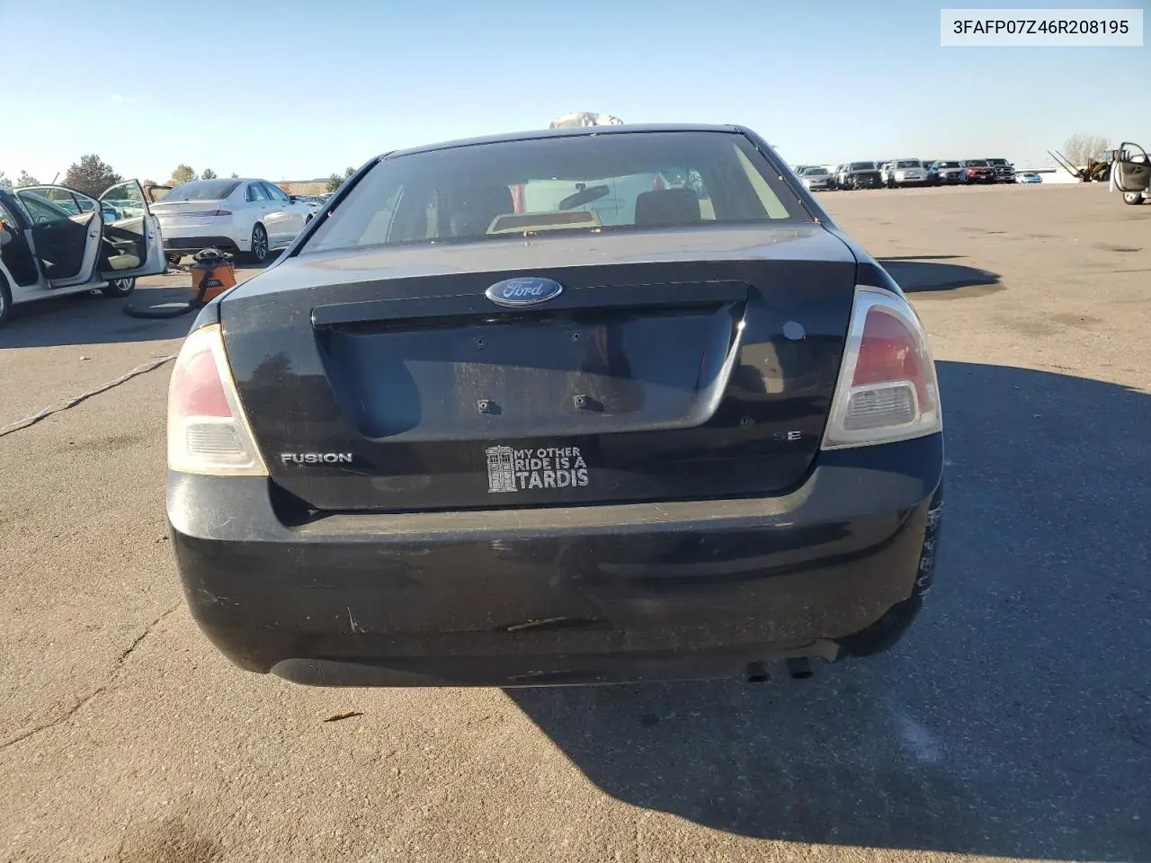 3FAFP07Z46R208195 2006 Ford Fusion Se