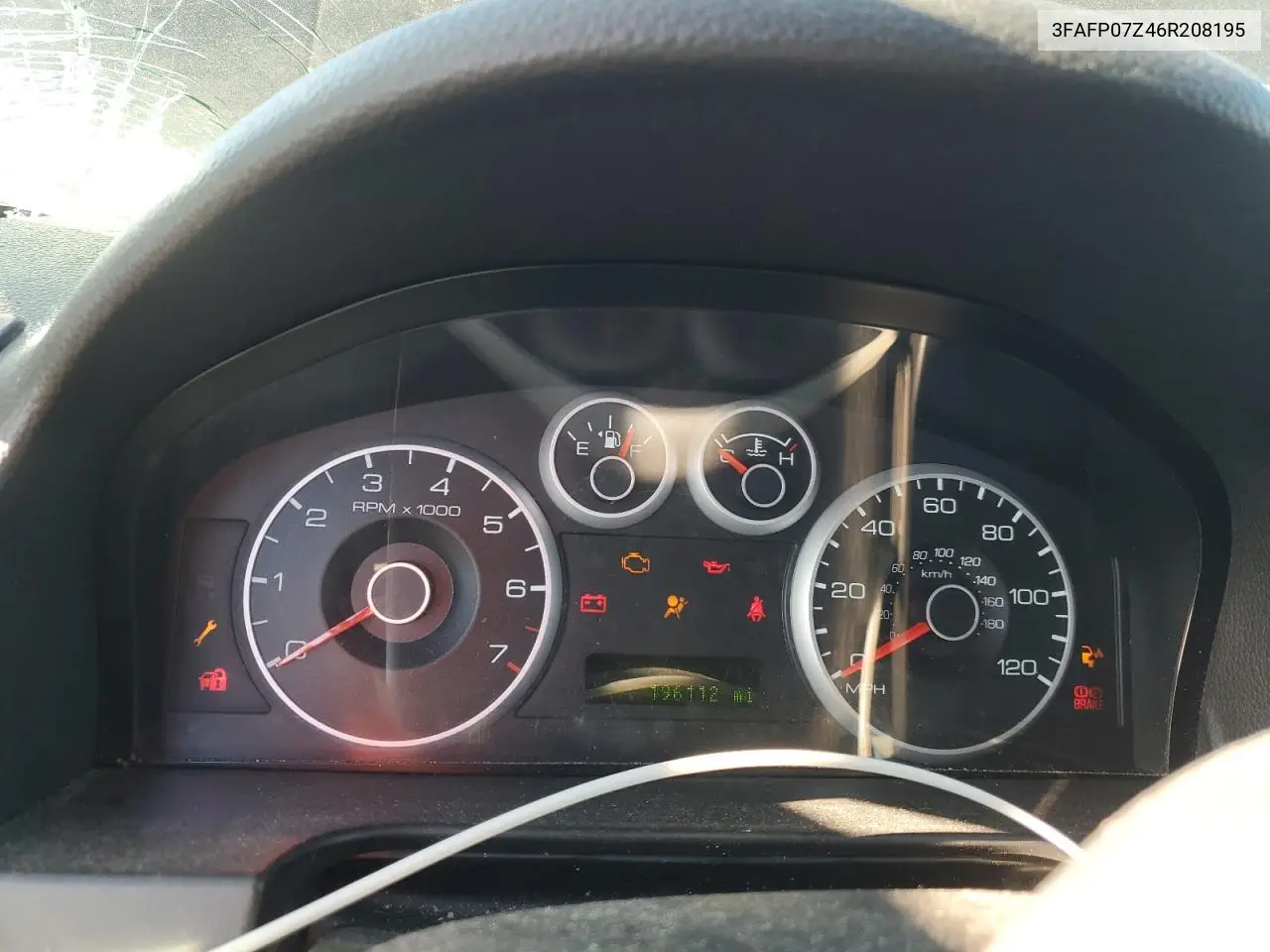 3FAFP07Z46R208195 2006 Ford Fusion Se