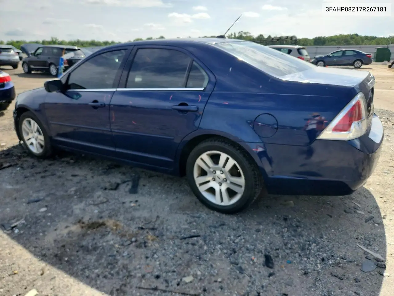 2007 Ford Fusion Sel VIN: 3FAHP08Z17R267181 Lot: 61664216