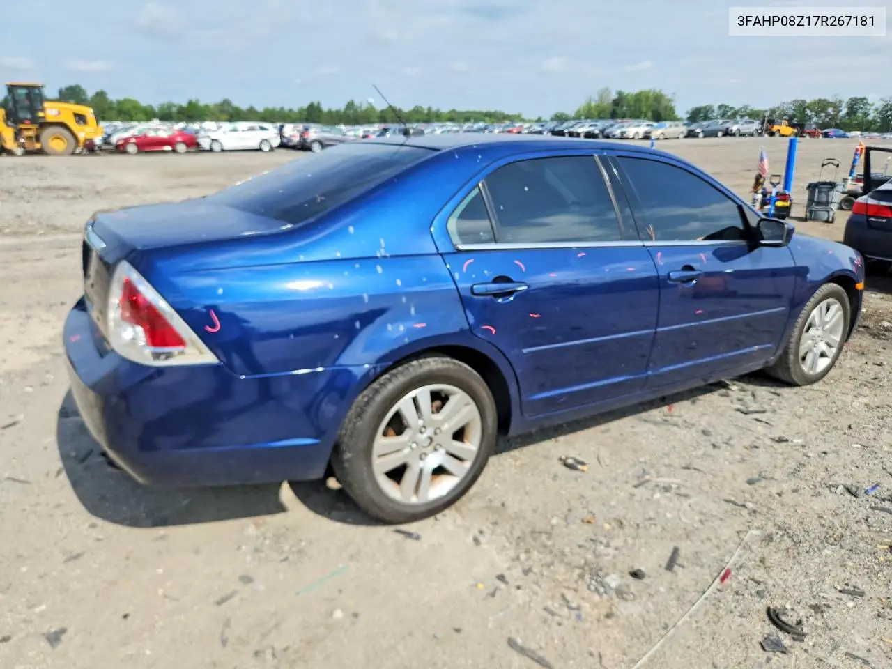 2007 Ford Fusion Sel VIN: 3FAHP08Z17R267181 Lot: 61664216