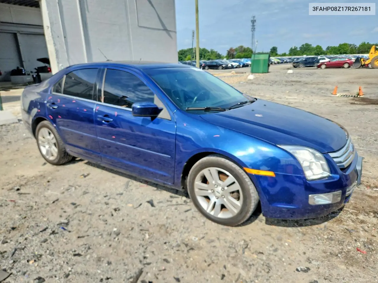 2007 Ford Fusion Sel VIN: 3FAHP08Z17R267181 Lot: 61664216