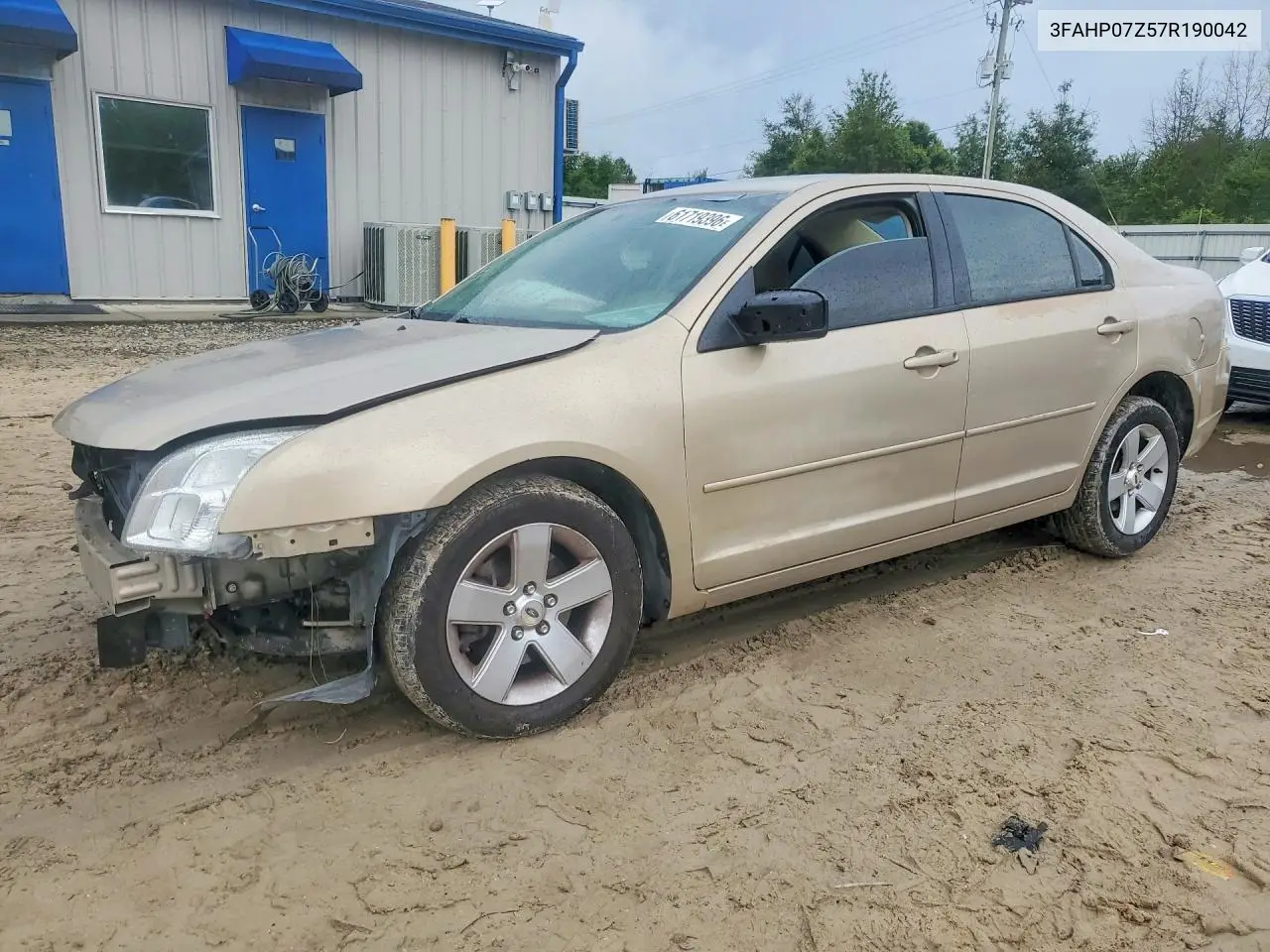 2007 Ford Fusion Se VIN: 3FAHP07Z57R190042 Lot: 61719396