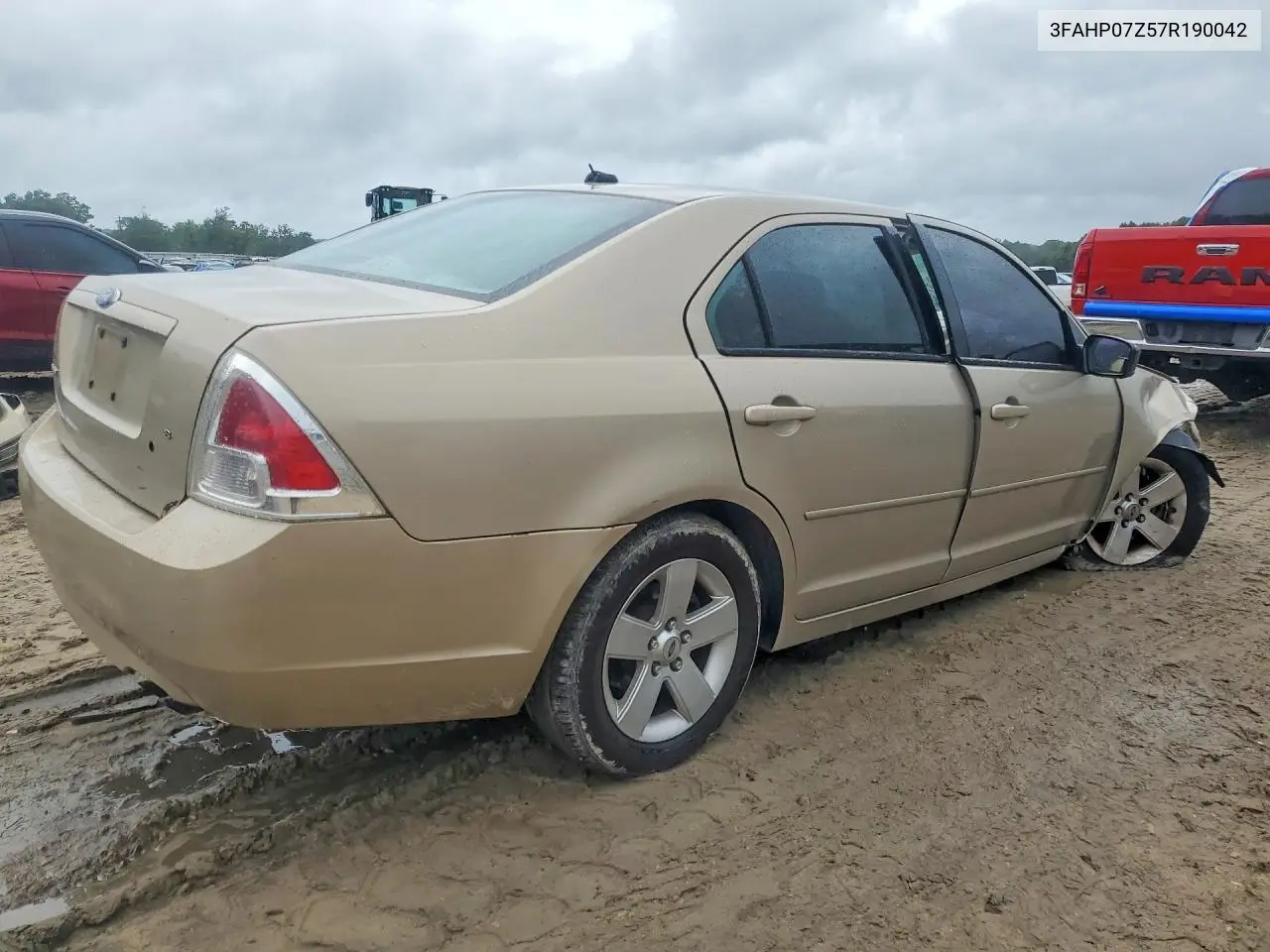 2007 Ford Fusion Se VIN: 3FAHP07Z57R190042 Lot: 61719396