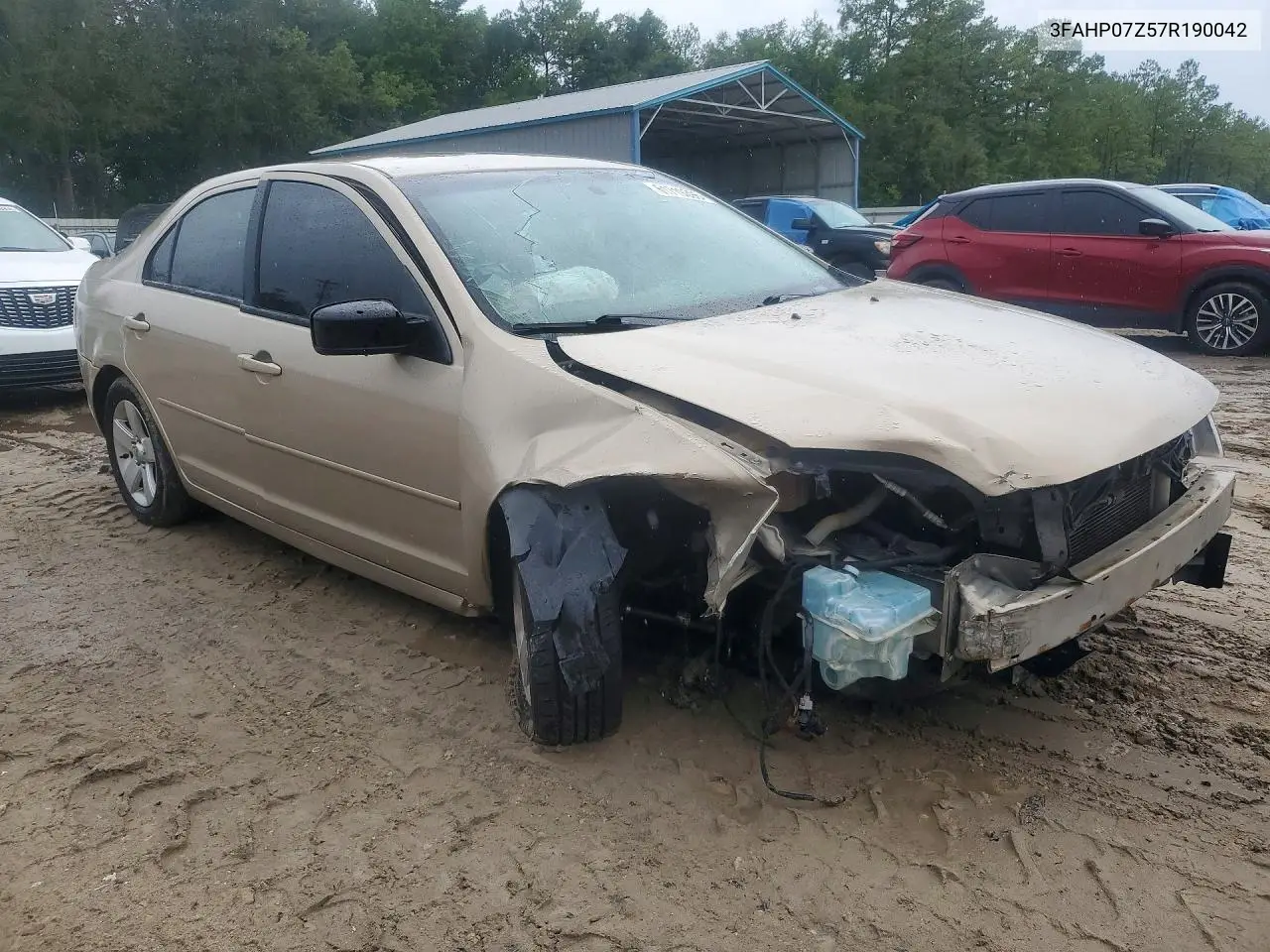 2007 Ford Fusion Se VIN: 3FAHP07Z57R190042 Lot: 61719396