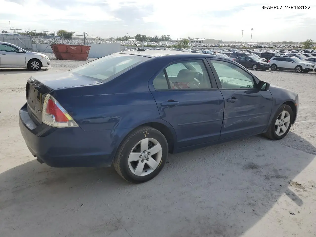 3FAHP07127R153122 2007 Ford Fusion Se