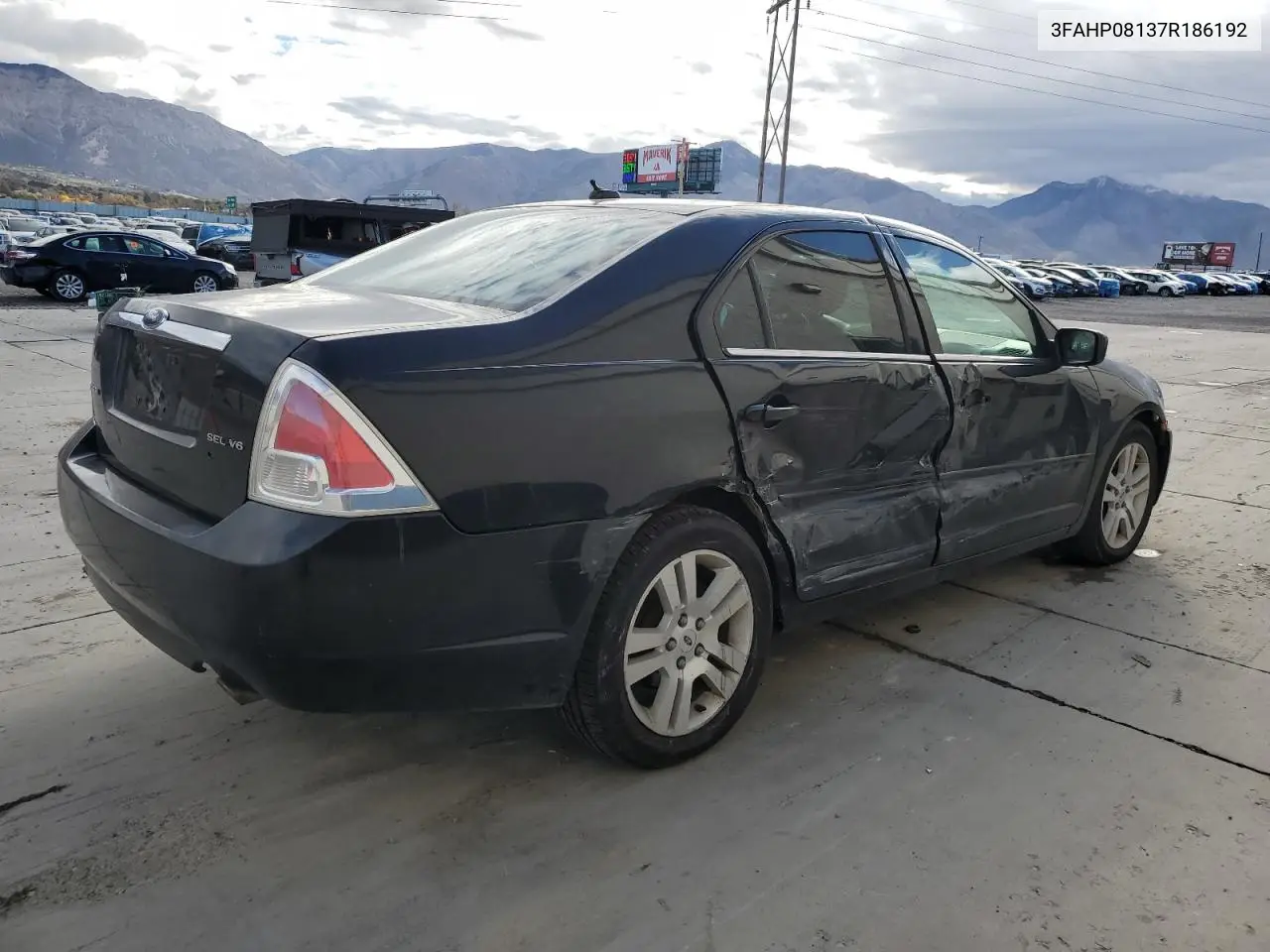 3FAHP08137R186192 2007 Ford Fusion Sel