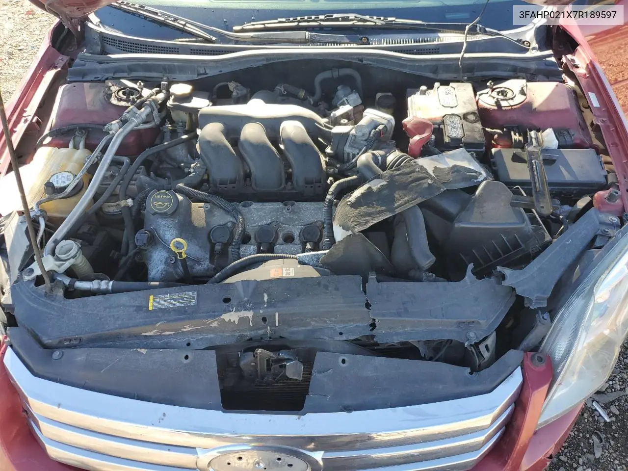 3FAHP021X7R189597 2007 Ford Fusion Sel