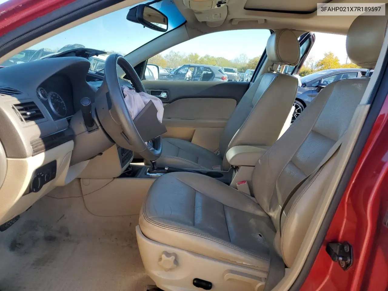 3FAHP021X7R189597 2007 Ford Fusion Sel