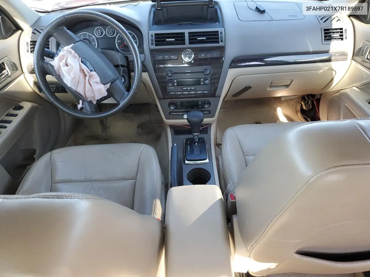 3FAHP021X7R189597 2007 Ford Fusion Sel