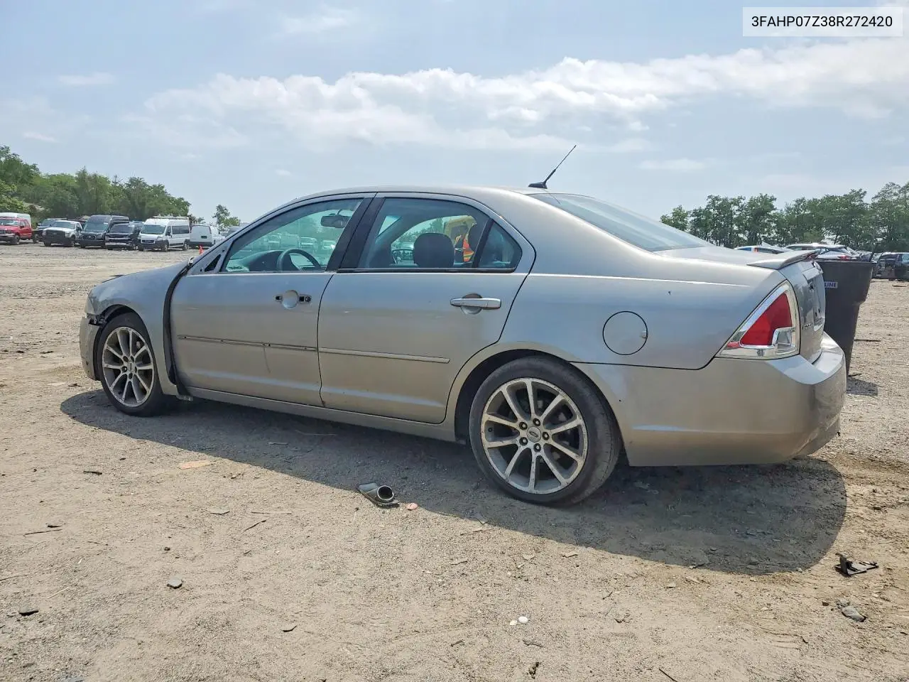 2008 Ford Fusion Se VIN: 3FAHP07Z38R272420 Lot: 61514756