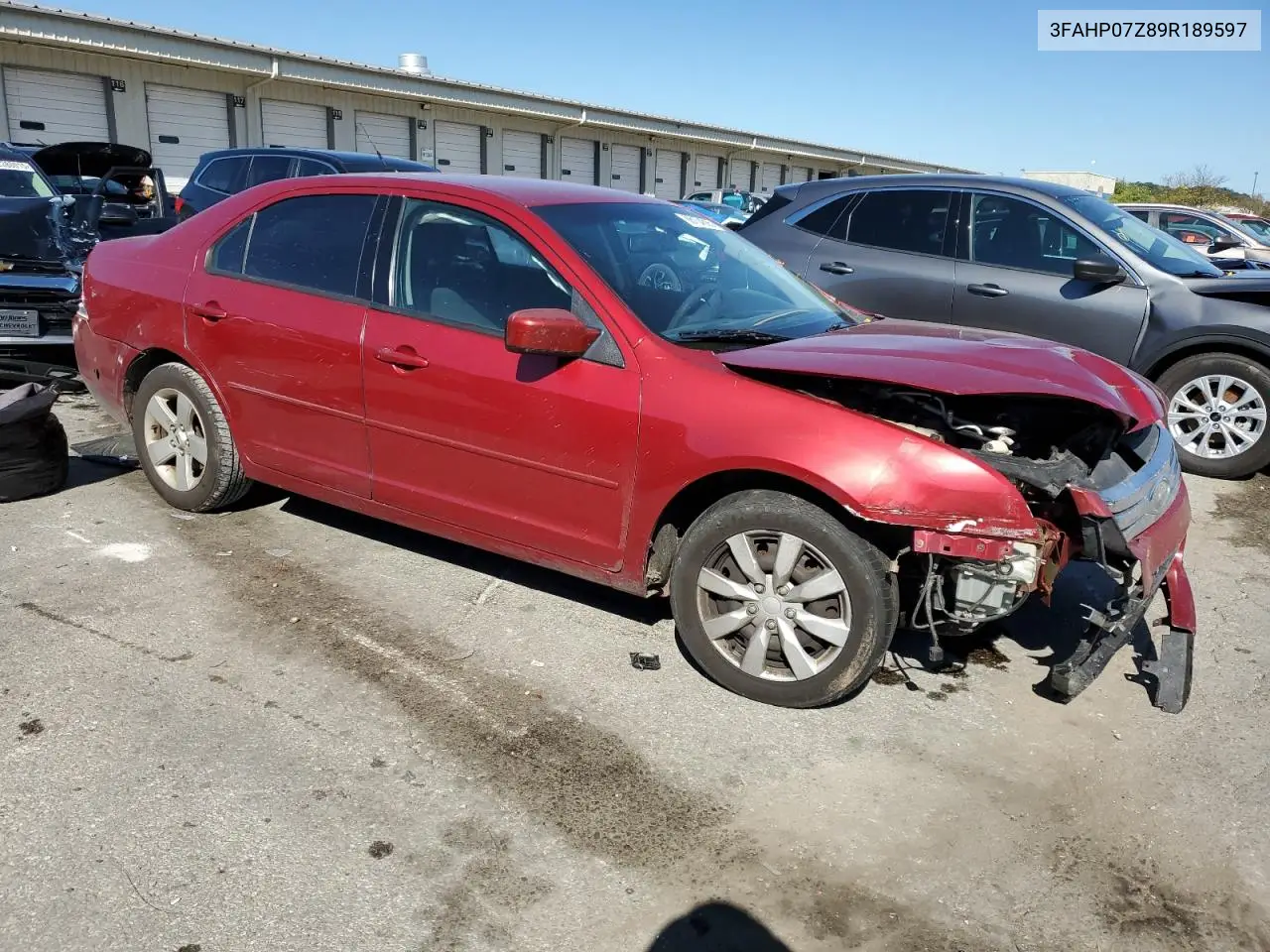 3FAHP07Z89R189597 2009 Ford Fusion Se