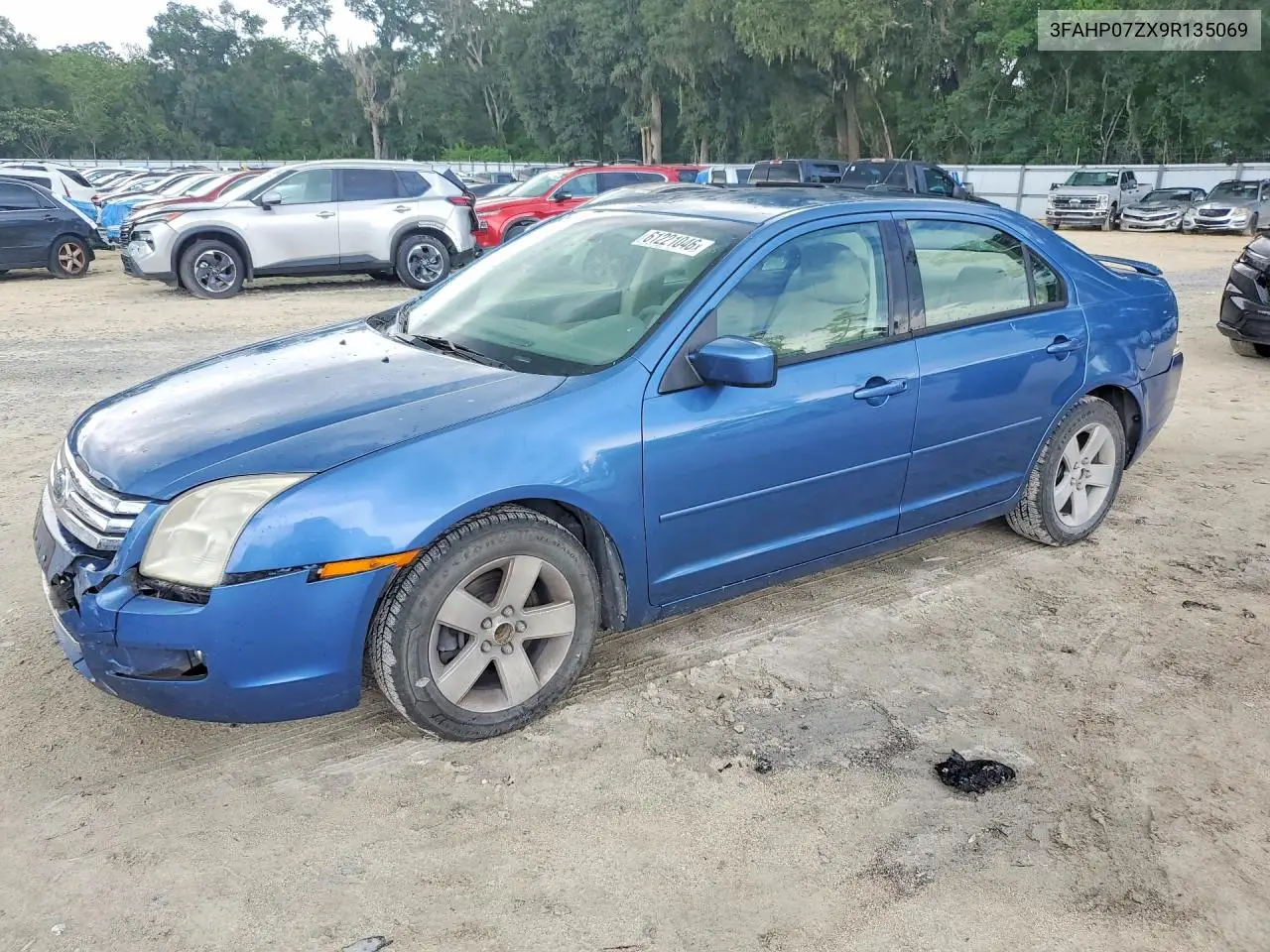 2009 Ford Fusion Se VIN: 3FAHP07ZX9R135069 Lot: 61221046