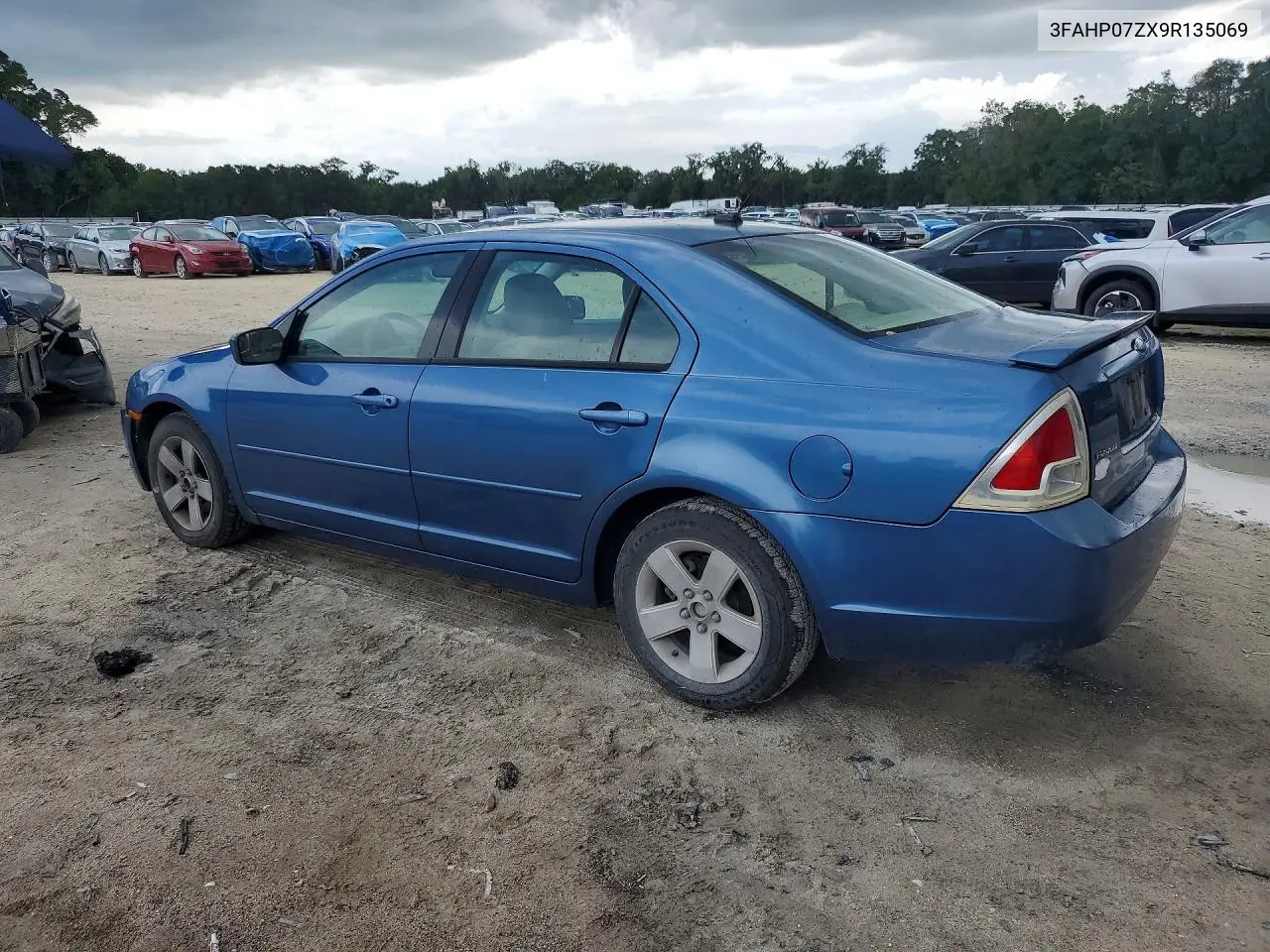 2009 Ford Fusion Se VIN: 3FAHP07ZX9R135069 Lot: 61221046