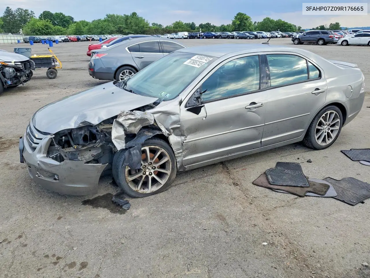2009 Ford Fusion Se VIN: 3FAHP07Z09R176665 Lot: 97685745