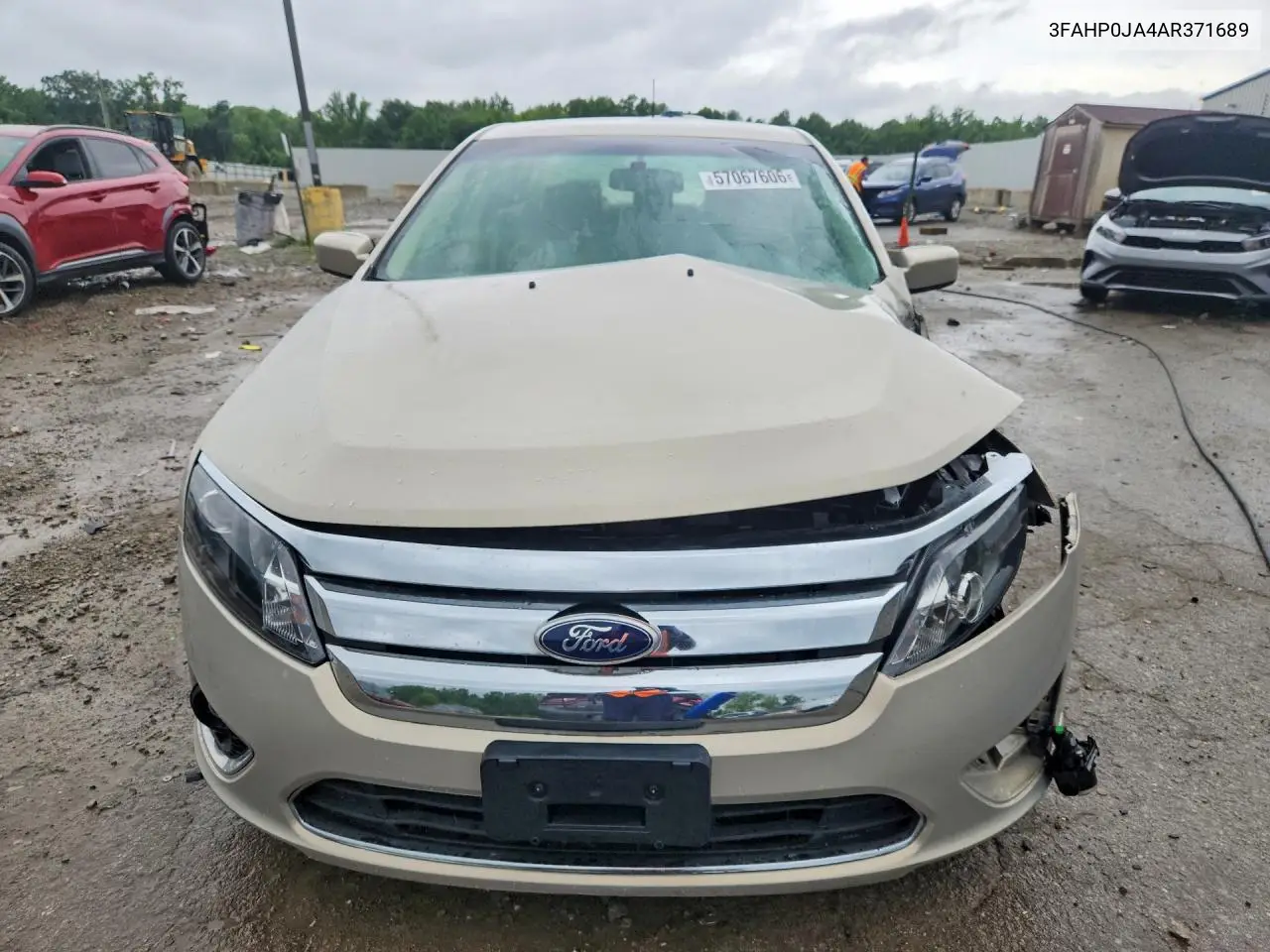 2010 Ford Fusion Sel VIN: 3FAHP0JA4AR371689 Lot: 57067606