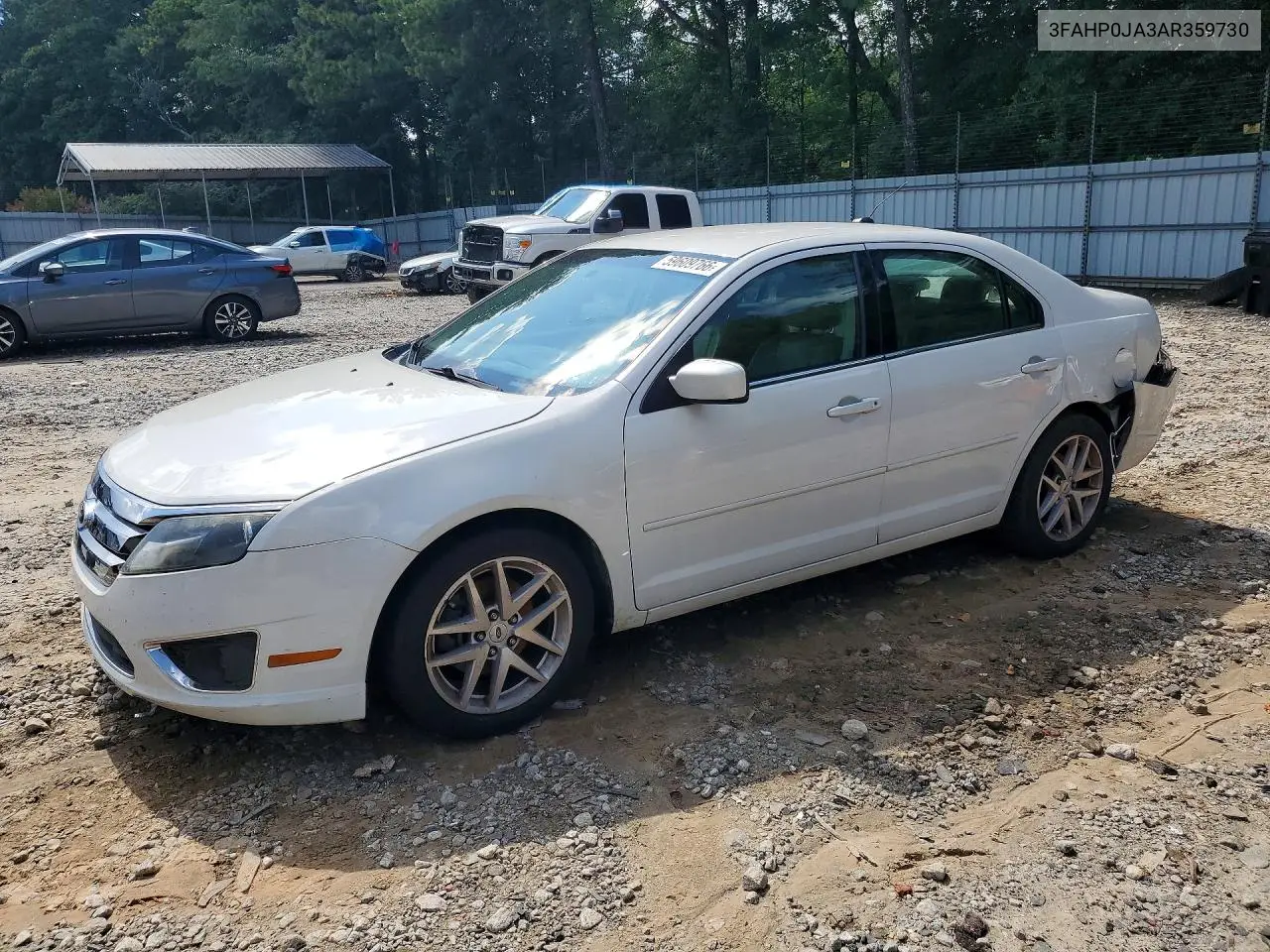 2010 Ford Fusion Sel VIN: 3FAHP0JA3AR359730 Lot: 59609766