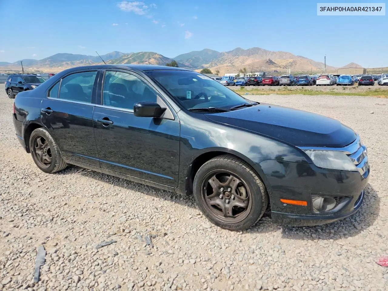 2010 Ford Fusion Se VIN: 3FAHP0HA0AR421347 Lot: 60422596