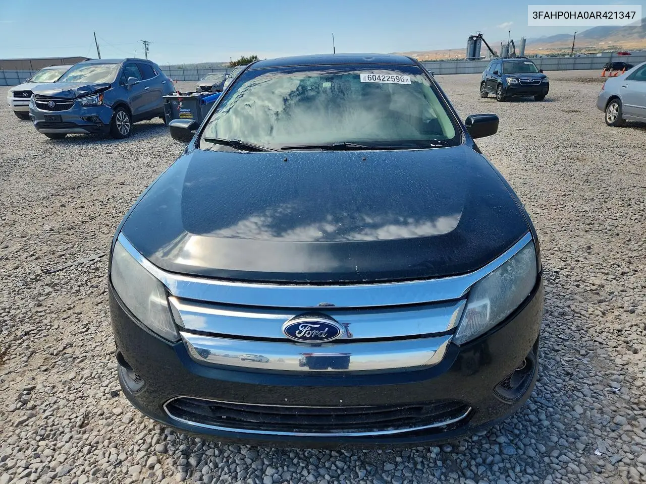 2010 Ford Fusion Se VIN: 3FAHP0HA0AR421347 Lot: 60422596