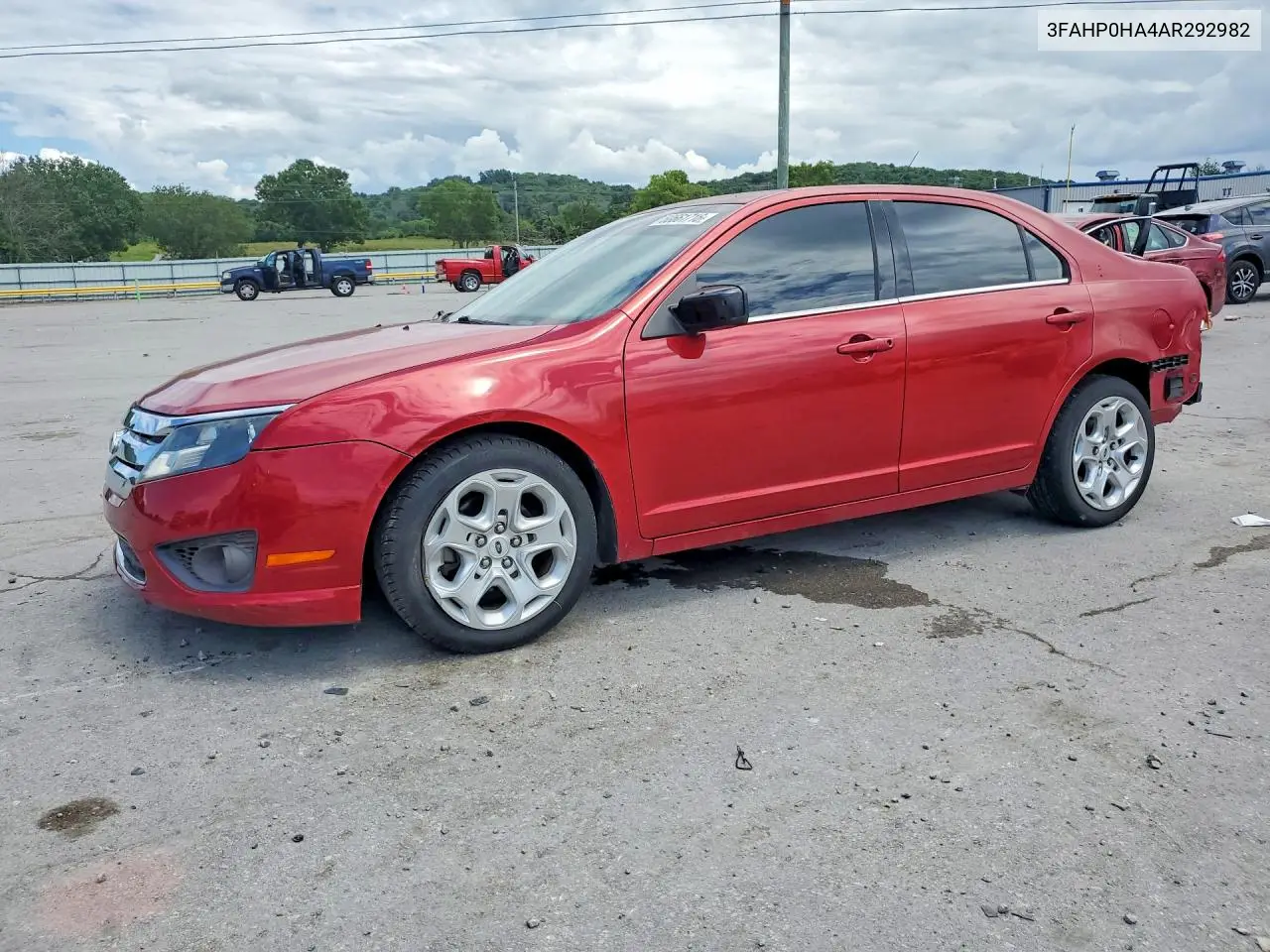 2010 Ford Fusion Se VIN: 3FAHP0HA4AR292982 Lot: 60661716