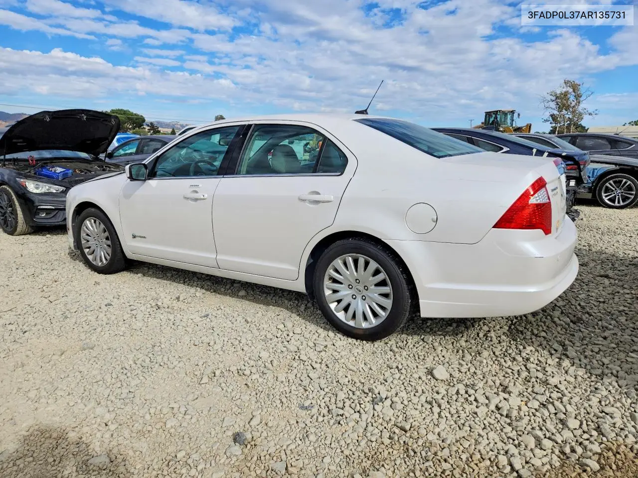 2010 Ford Fusion Hybrid VIN: 3FADP0L37AR135731 Lot: 61792706