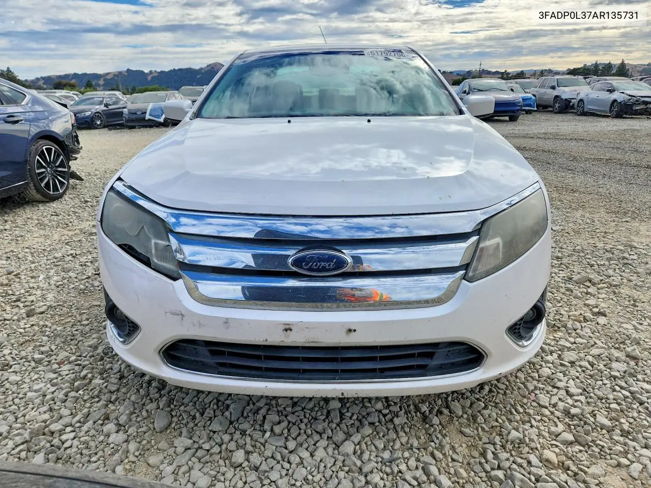 2010 Ford Fusion Hybrid VIN: 3FADP0L37AR135731 Lot: 61792706