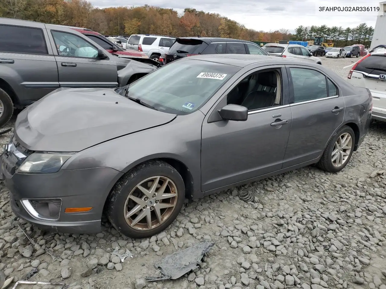3FAHP0JG2AR336119 2010 Ford Fusion Sel