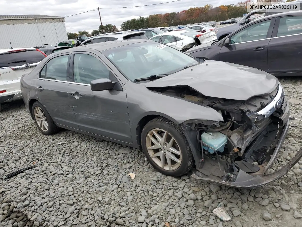 3FAHP0JG2AR336119 2010 Ford Fusion Sel