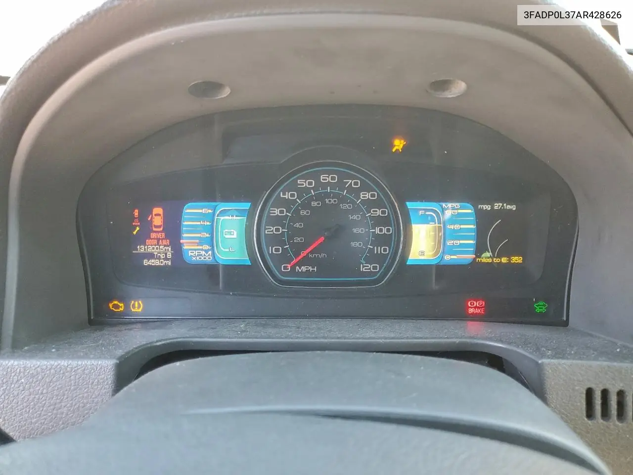3FADP0L37AR428626 2010 Ford Fusion Hybrid