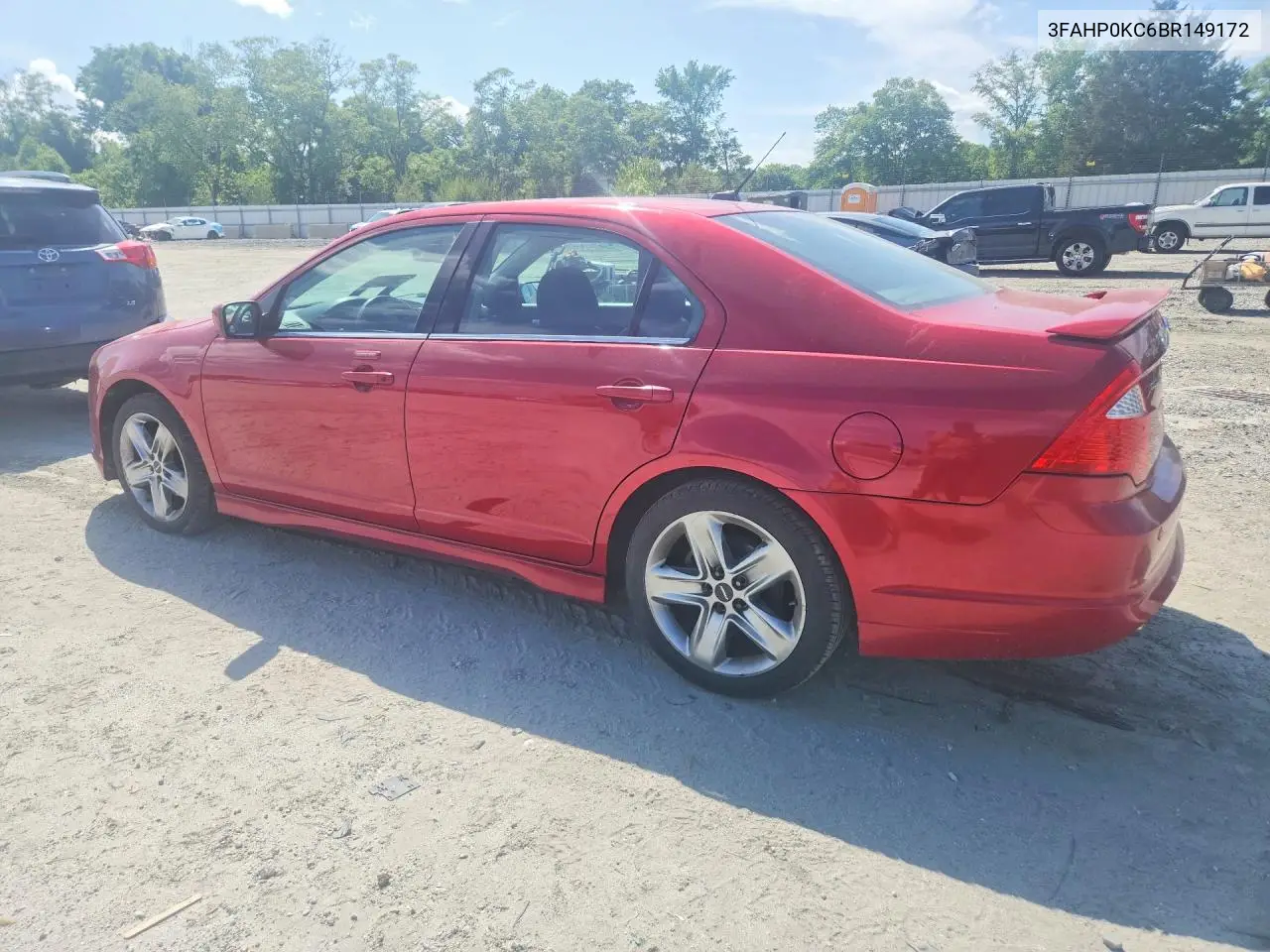 3FAHP0KC6BR149172 2011 Ford Fusion Sport
