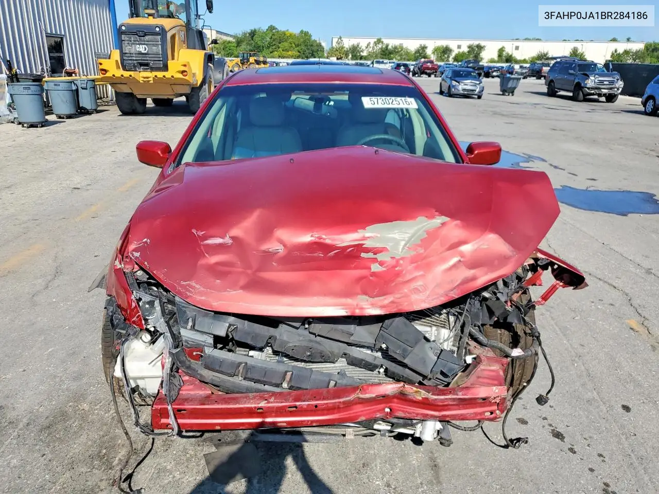 2011 Ford Fusion Sel VIN: 3FAHP0JA1BR284186 Lot: 57302516