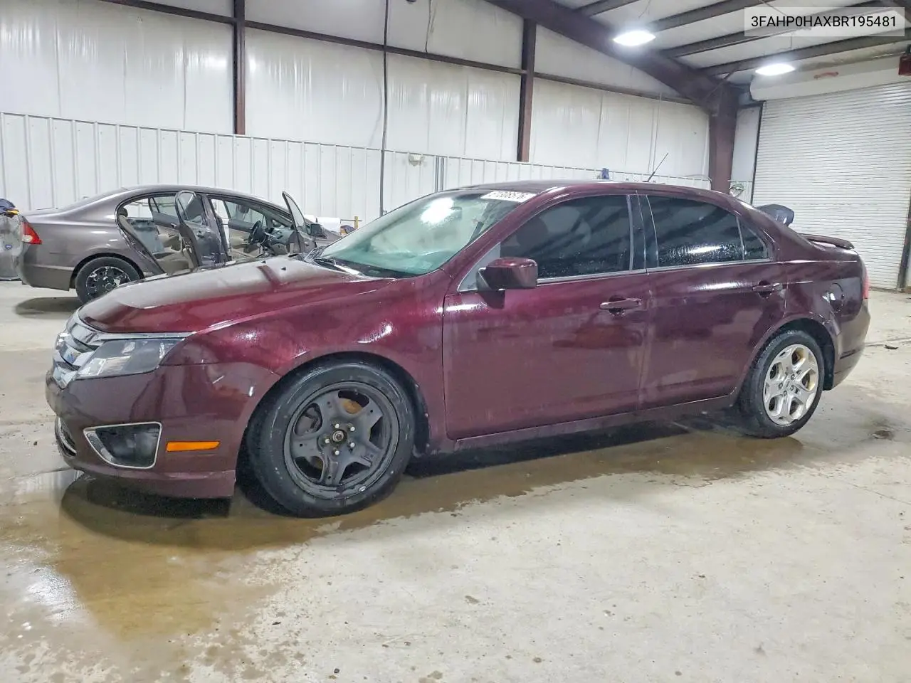 2011 Ford Fusion Se VIN: 3FAHP0HAXBR195481 Lot: 61308576