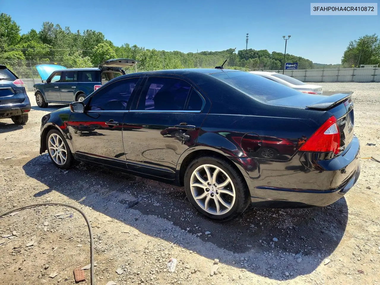 2012 Ford Fusion Se VIN: 3FAHP0HA4CR410872 Lot: 55236286