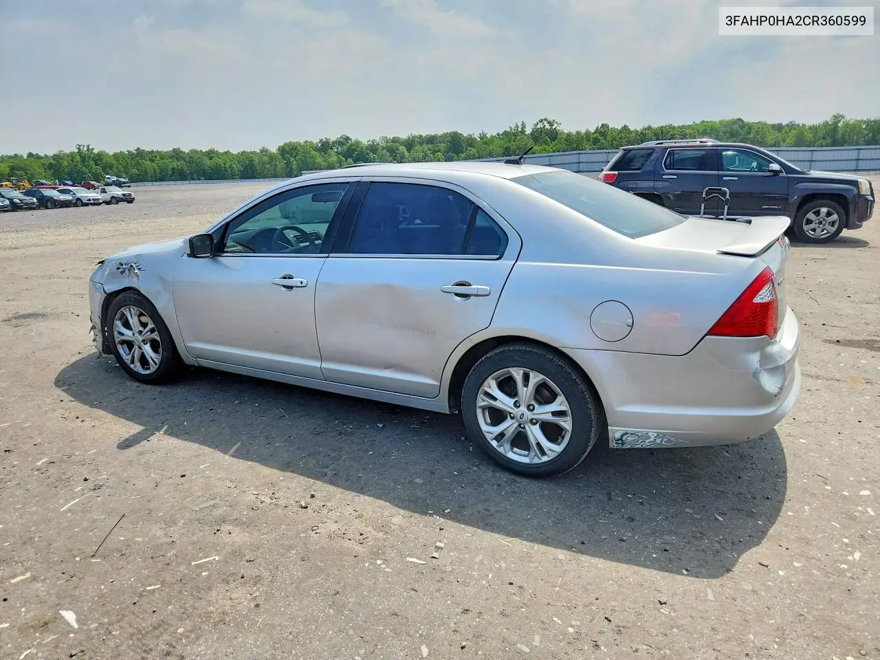 2012 Ford Fusion Se VIN: 3FAHP0HA2CR360599 Lot: 61120156