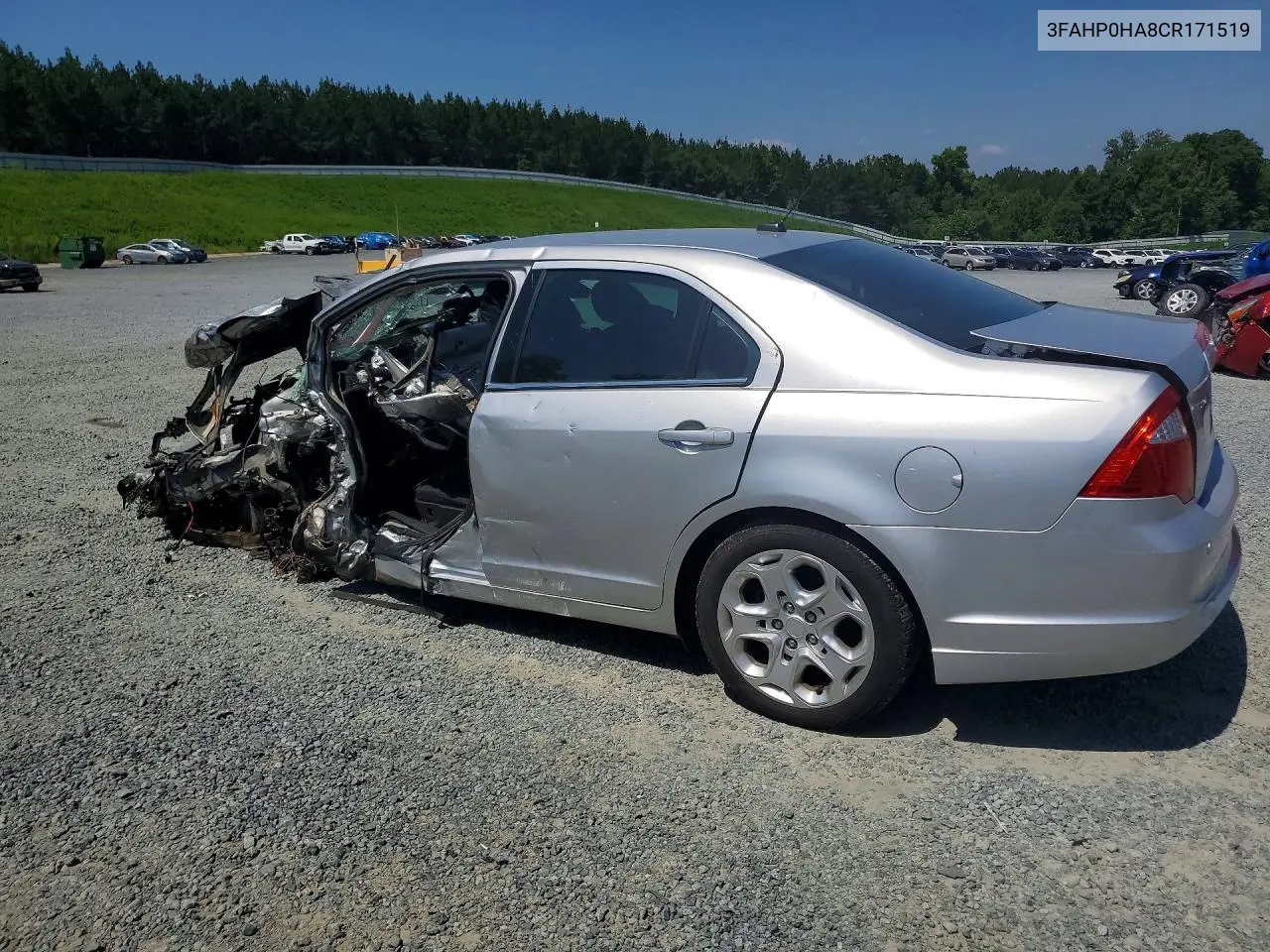 3FAHP0HA8CR171519 2012 Ford Fusion Se