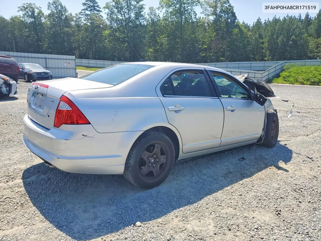3FAHP0HA8CR171519 2012 Ford Fusion Se