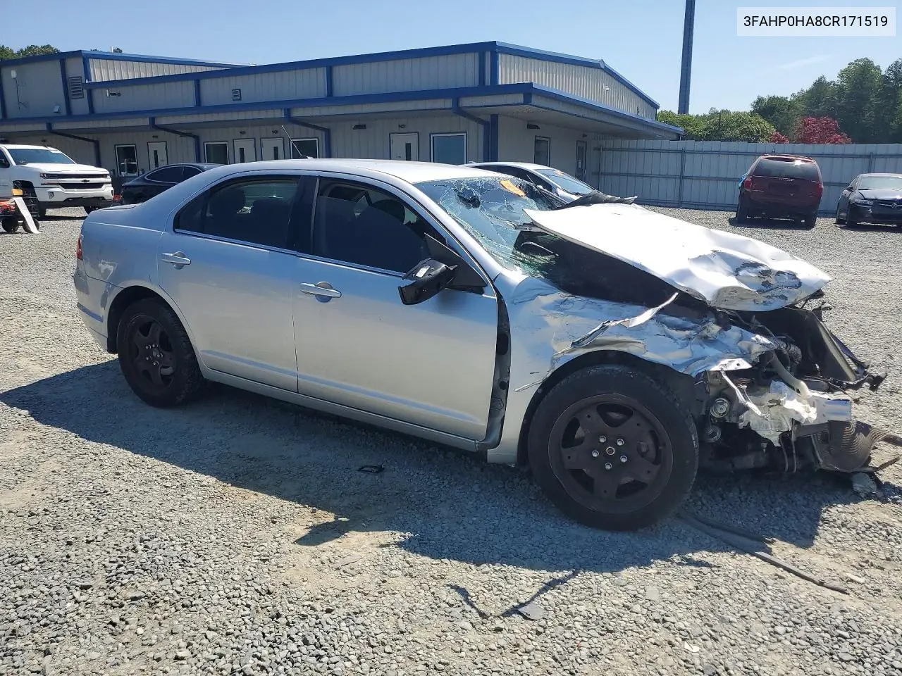 3FAHP0HA8CR171519 2012 Ford Fusion Se