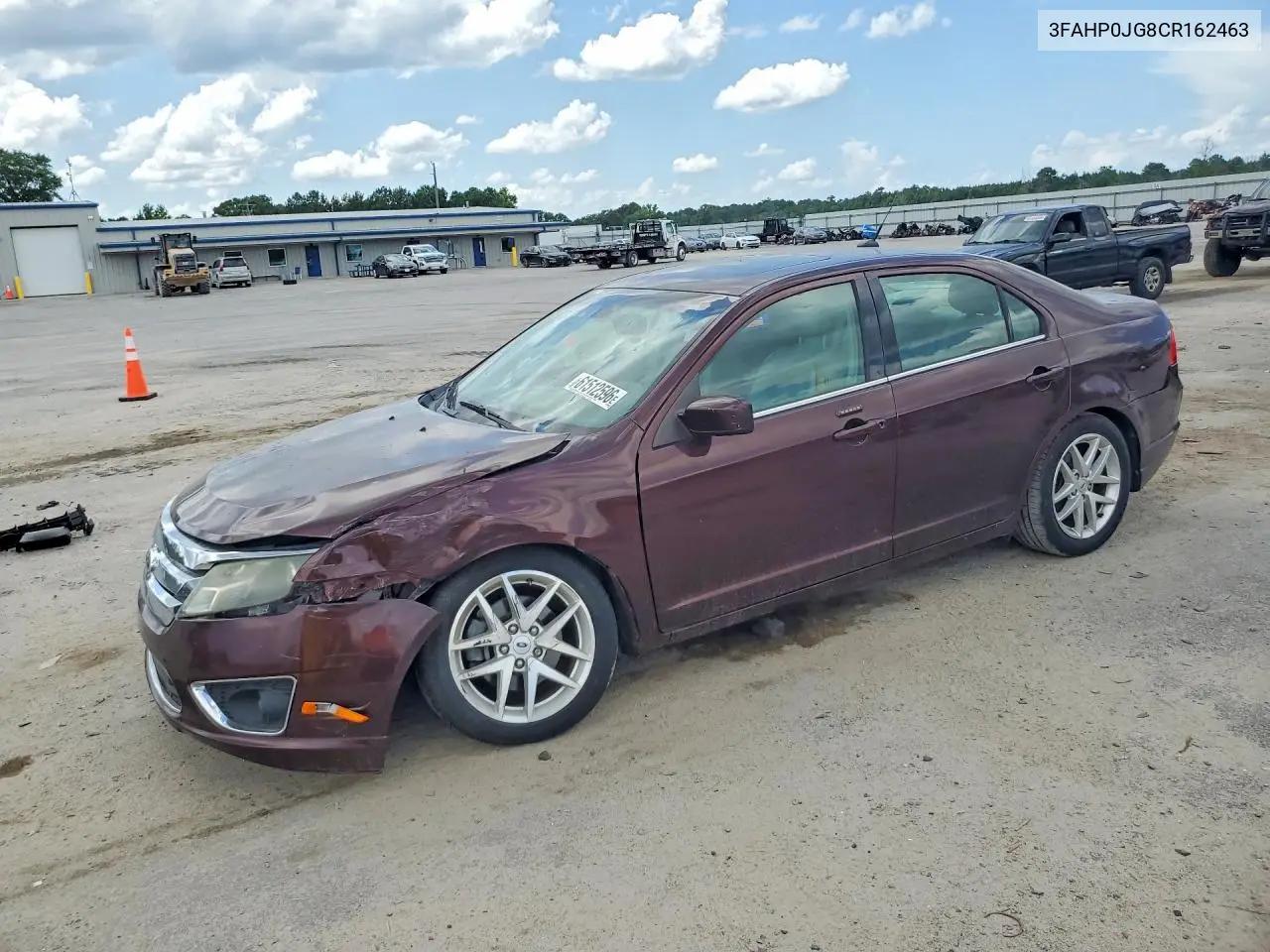 2012 Ford Fusion Sel VIN: 3FAHP0JG8CR162463 Lot: 61512596