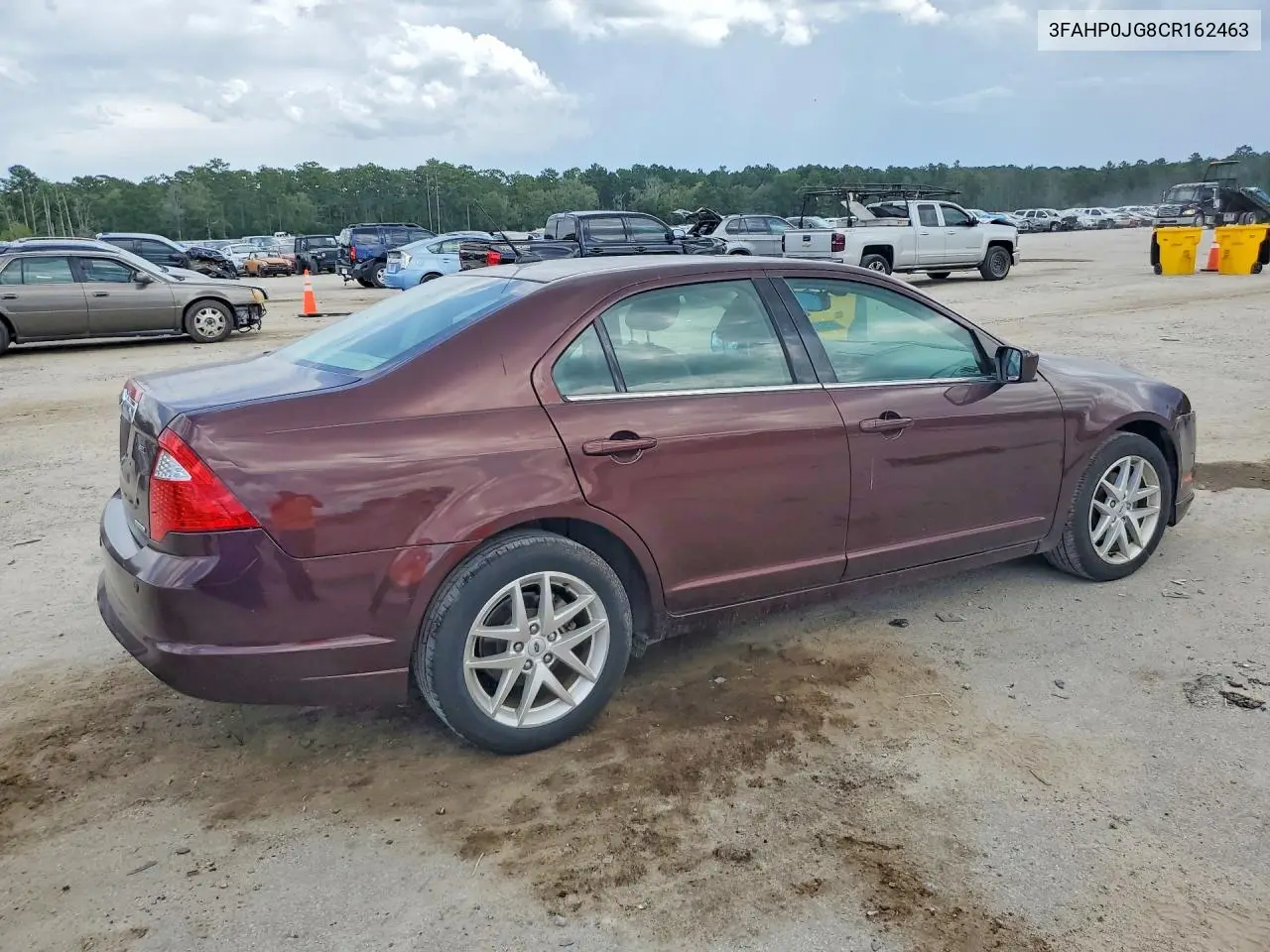 2012 Ford Fusion Sel VIN: 3FAHP0JG8CR162463 Lot: 61512596