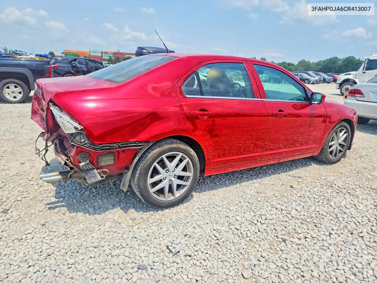 2012 Ford Fusion Sel VIN: 3FAHP0JA6CR413007 Lot: 61540246