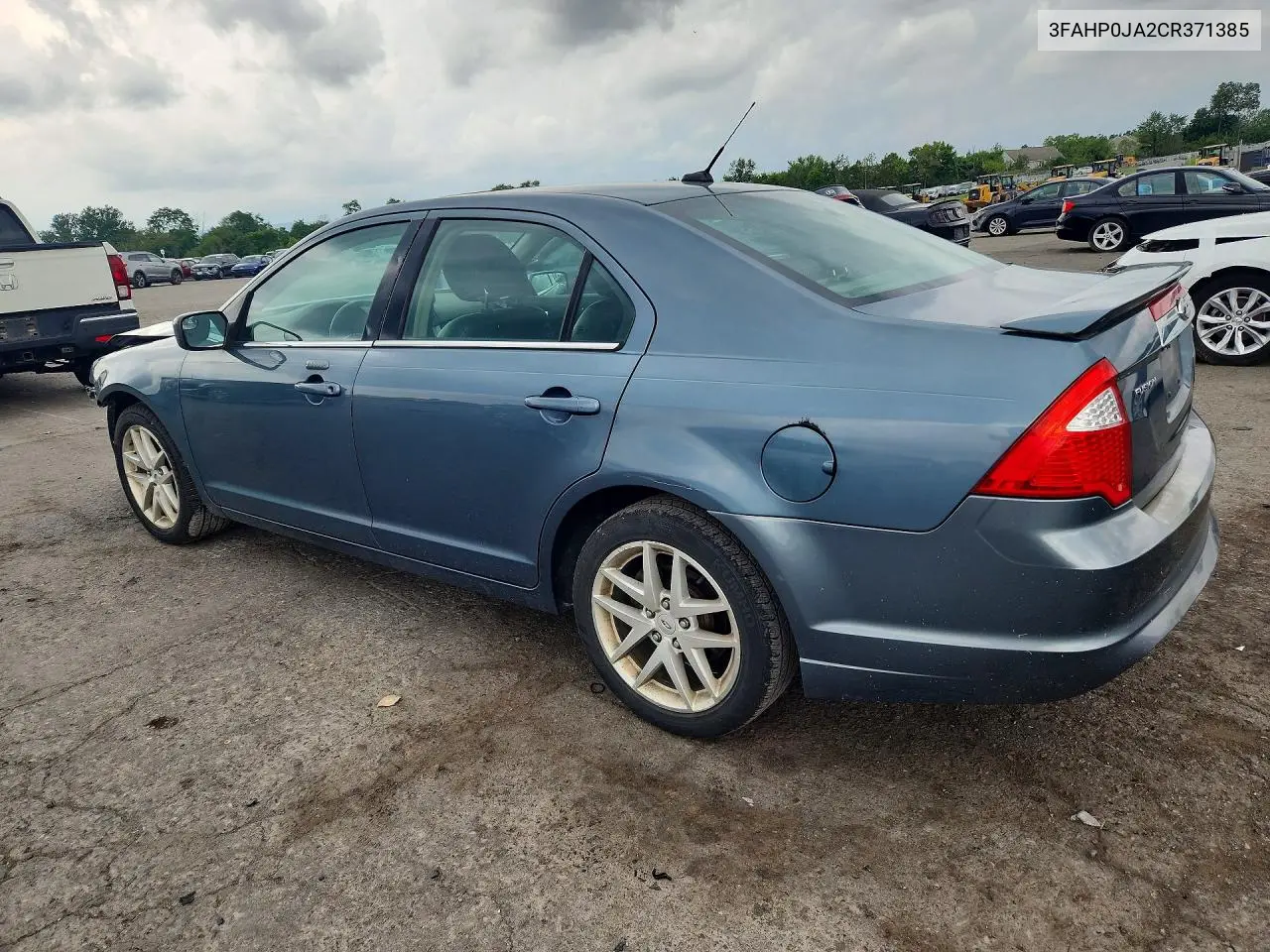 2012 Ford Fusion Sel VIN: 3FAHP0JA2CR371385 Lot: 61584886
